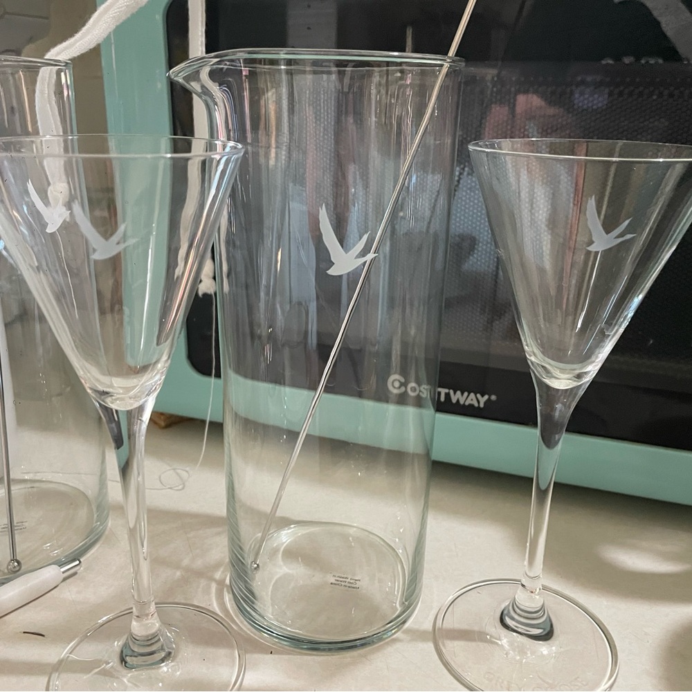Limited Edition Carafe and Martini Glass Set